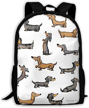 Un Dessin De Chien Avec Un Sac à Dos Banque Dimages Photo