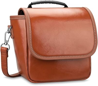 vegan leather camera bag