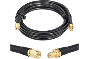 XRDS -RF 6ft SMA Male to SMA Female Coax Extension Cable, 50 Ohm KMR240 Low Loss SMA Coax Coaxial Cable with SMA Connectors