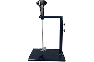 YaeTek 5 Gallon 20L Pneumatic Automatic Paint Mixer Machine Air Agitator Spray Paint Shaker Height Adjustable for Viscous Liquid Ink Dye Chemicals Blender Mixing Machine Disperser Coating