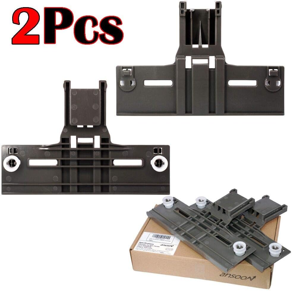 2 Pack W10350376 Dishwasher Top Rack Adjuster Replacement Part for