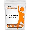 BulkSupplements.com L-Tryptophan Powder - Tryptophan Supplement, Amino Acid Supplement - Gluten Free, 500mg per Serving, 50g (1.8 oz) (Pack of 1)