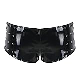 KILLREAL Women's Sexy Faux Leather Punk Shorts