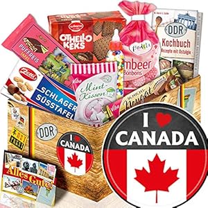 I love Canada – DDR Süßigkeiten Box – Kanada Geschenkbox