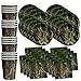 Hunter Tree Camo Party Supplies Set Plates Napkins Cups Tableware Kit for 16