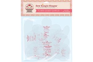 Lori Holt Flower Basket Sampler - Sew Simple Shapes, Includes 50 Templates, Flower Basket Sampler Sew Along by Bee in My Bonnet