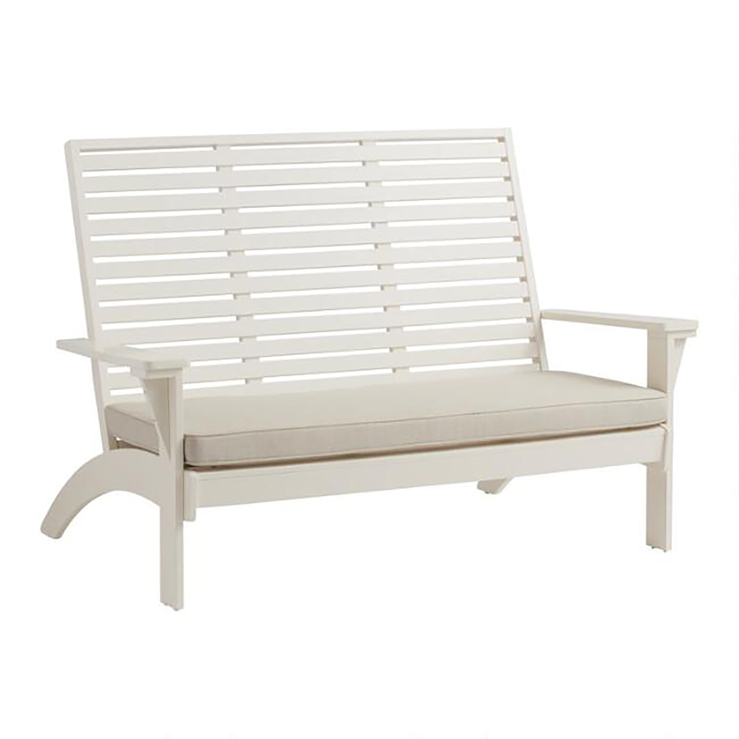 Photo 1 of 1 LEG BROKEN


Linon Jakki White Solid Wood Outdoor Bench with Removable Cushion