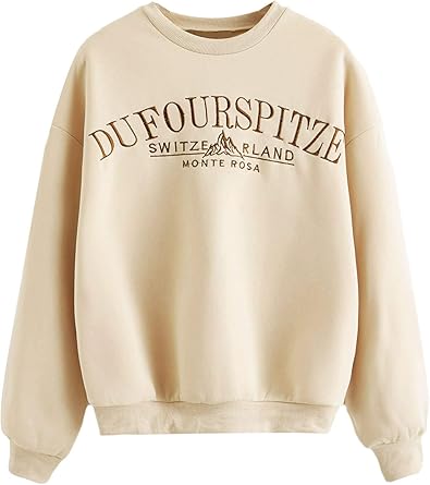 drop shoulder crewneck