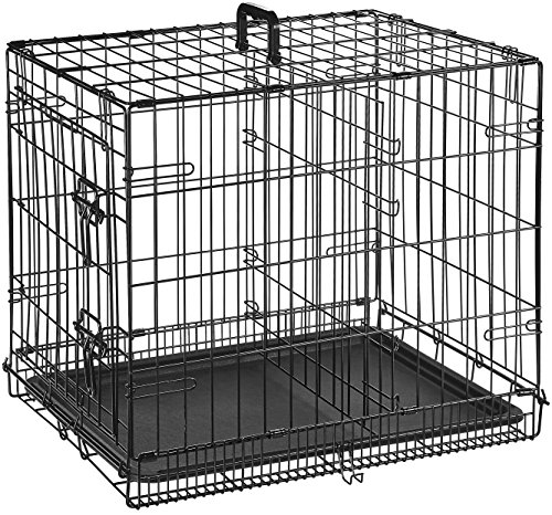 3 AmazonBasics+Single+Door+Folding+Metal+Crate
