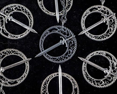 CUSTOM ORDER Silver Blades of the Darkmoon pendant, inspired by Dark Souls