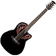 Ovation CE44-5 Acoustic-Electric Guitar, Black