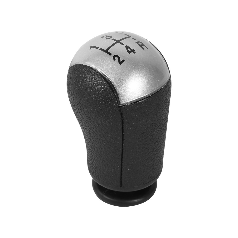 5 Speed Gear Knob Gear Stick Knob for Focus 2005-2012 MK3 2000-2007 S- 2006-2010 C- 2003-2008 2005-2012 Galaxy 2006-2010 MK6 2002-2008 Transit 2006-2012 (Gray)