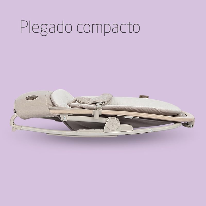 Kori Hamaca Bebé 2 en 1, Arco de Juegos, 0-15 kg, Classic Beige