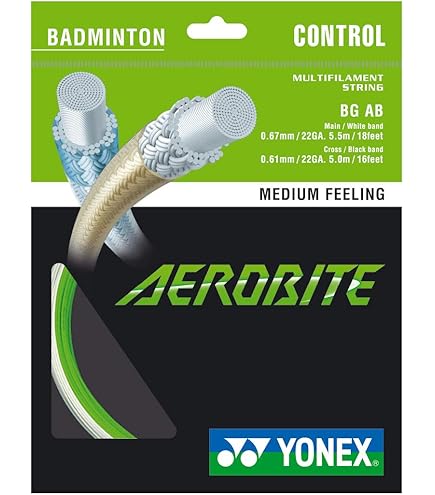 Amazon.com : Yonex Aerobite Badminton String 200m Reel : Sports