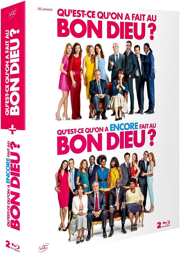 Trilogie Qu'est Ce Qu'on A Fait Au Bon Dieu Coffret qu'est-ce qu'on a fait au bon dieu 1 et 2 Blu-ray FR Import