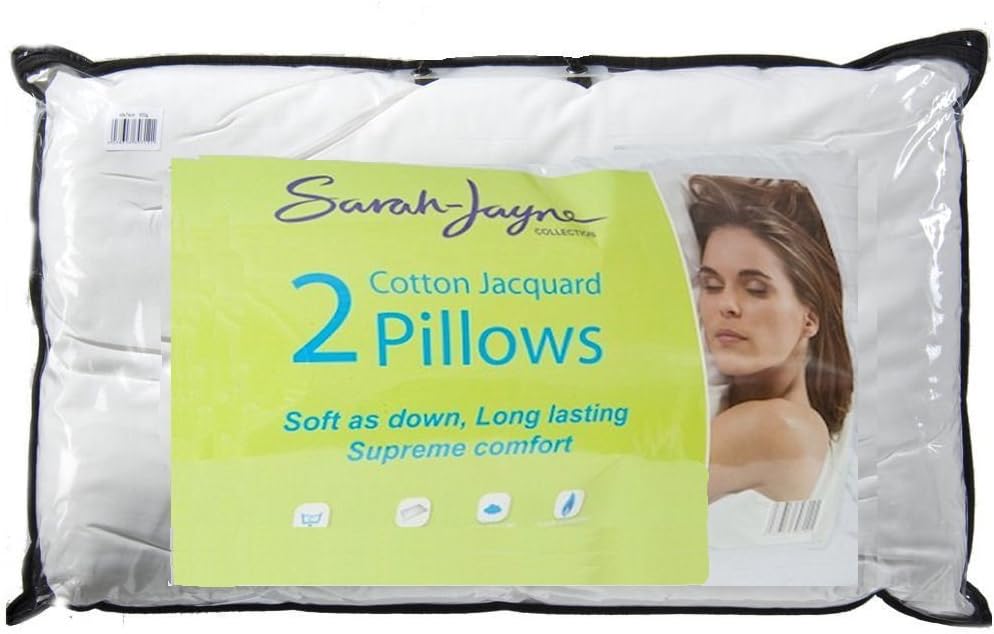 Ehome Store 5 STAR HOTEL QUALITY EGYPTIAN COTTON JACQUARD PILLOWS (4 pack pillows)