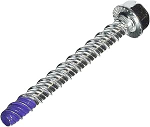 DeWalt BT Hex Concrete Screw 10 x 100 mm, 50 Pieces, DFM1410360: Amazon