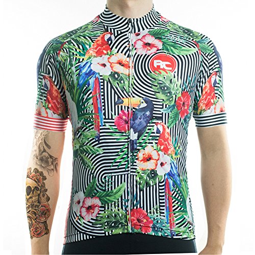 Racmmer Mens Breathable Short Sleeve Cycling Jersey Ultra-Light Cycling Clothing