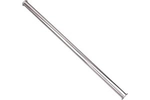 DERNORD Sanitary Spool Tube with Clamp Ends,Stainless Steel 304 Seamless Round Tubing With 1.5 inch Tri Clamp 50.5MM Ferrule Flange (Tube Length: 36 Inch / 915MM)