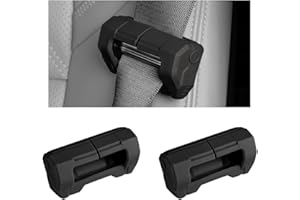 YTFRL 2 PCS Car Seat Belt Buckle Covers, Anti-Scratch Silicone Auto Seatbelt Clips Protector, Universal Seat Belt Buckle Prot