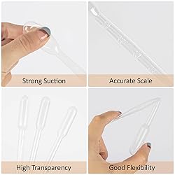 MAQIHAN Disposable Pipettes Dropper 50pcs - 3ml