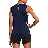 baleaf Workout Tank Tops for Women Sleeveless Running Athletic Loose Fit Yoga Tops Active Shirts Sports Gym Exercise