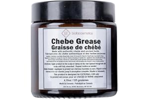 Chebe Hair Grease | Proudly Canadian| Made with Authentic Chebe Powder & Karkar Oil | Fortified with Ancient Herbs and Oils i