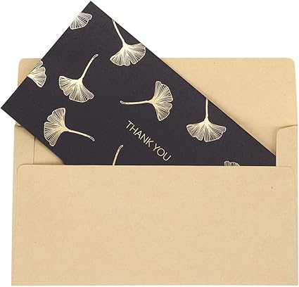 10 Biglietti Di Ringraziamento Con Buste Per Tutte Le Occasioni Biglietti Di Auguri Vuoti Per Natale Anniversario Matrimonio Compleanno Festa Affari Natale Ginkgo Biloba Pattern Amazon It Cancelleria E Prodotti Per Ufficio