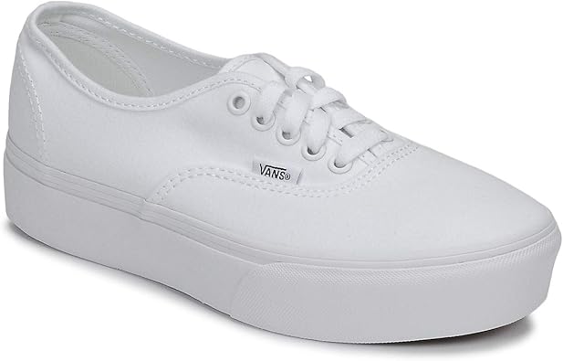 womens white platform vans
