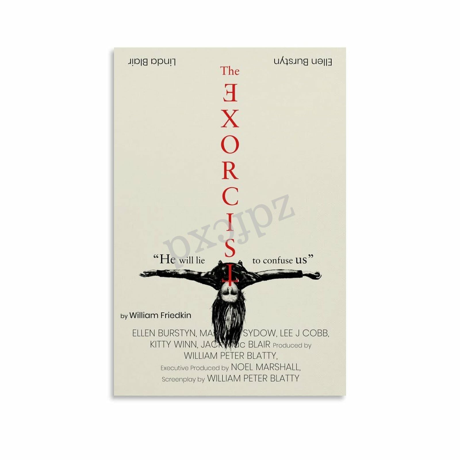 Vintage Movie Poster The Exorcist 1973 Horror Film