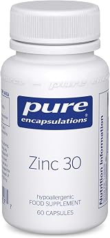 Pure Encapsulations Zinc 30mg Picolinate - 60 Capsules - Immune Support