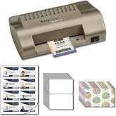 Complete Print @ Home Kit | Makes 25 PVC Like ID Cards | for Inkjet Printers