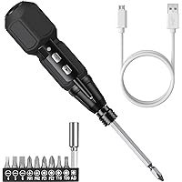 AMIR Electric Screwdriver Cordless, Rechargeable Power Screwdrivers Set, Portable Automatic Home Repair Tool Kit with LED Lig