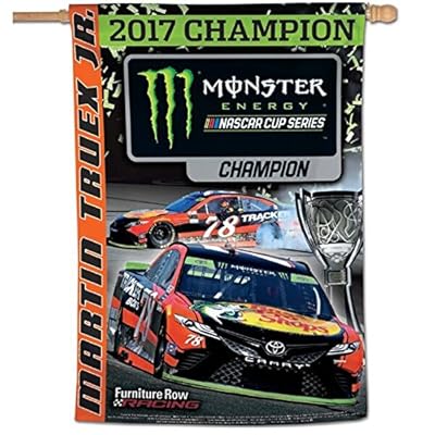 Martin Truex Jr. 2017 NASCAR Champion House Flag and Banner