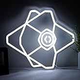 Pugna Game Ghost Eyes Neon Signs for Wall Decor Neon Lights for Bedroom Led Business Signs Suitable for Man Cave Bar Pub Restaurant Christmas Gift Art