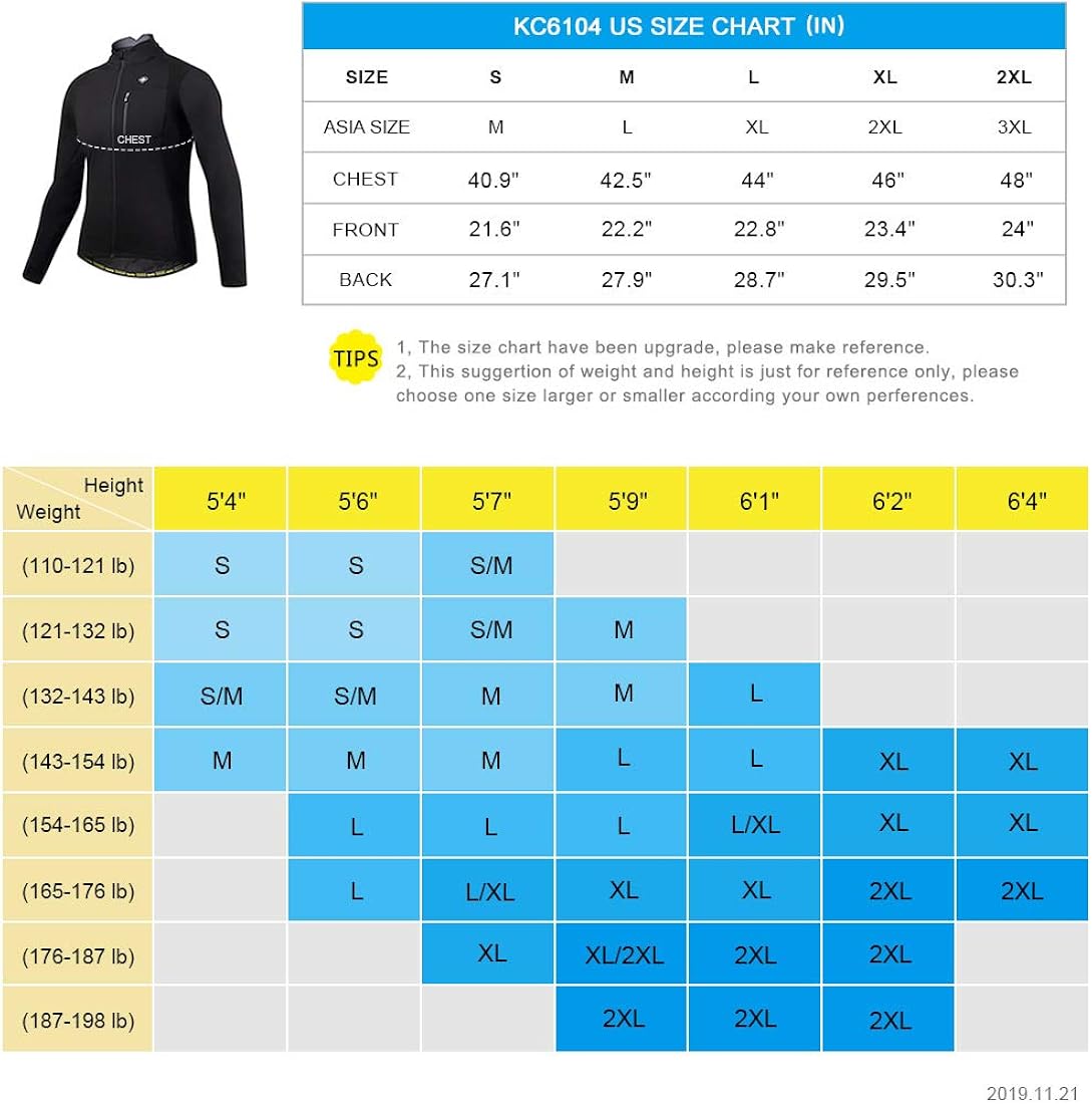 Santic Bike Winter Jacket Windproof Fleece Thermal Warm UP Cycling Bicycle Jerseys Long Sleeves : Clothing