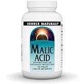 Source Naturals, Malic Acid - 2,500 mg - 120 Tablets | Supports Muscles and Energy Production
