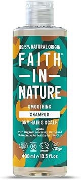 Faith In Nature Jojoba Shampoo 400ml - Smoothing Dry Hair & Scalp