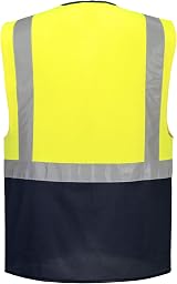 Portwest Warsaw Executive Vest 3XL Yellow/Black C476YBRXXXL CE EN ISO view 3
