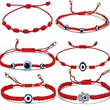Evil Eye Bracelet Handmade Woven Lucky Red Rope