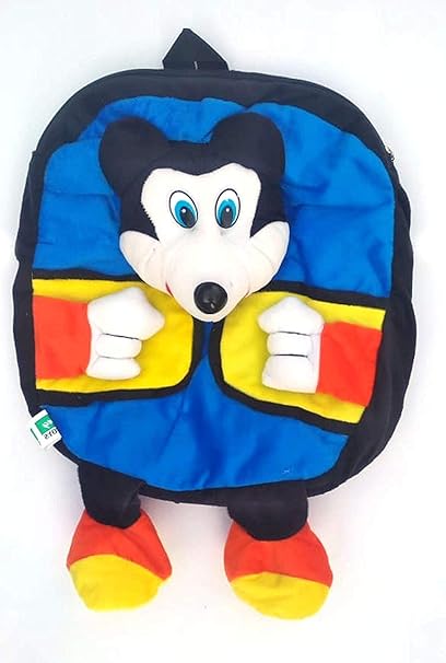 Toysale Kids School Bag Soft Toy Plush Backpack Cartoon Bag Childrens Gifts Boy/Girl Baby/ Decor School Bag for Kids (Blue)