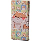 GK-O Japanese Shiba Inu Dog Long Wallet Doge PU leather Billfold Kabosu Dog Coin Purse
