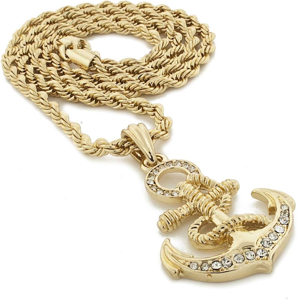 14K Real Gold Deep Dipped 4mm 24" Classic Rope Chain with Premium Iced