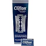 100 Clifton Classic Double Edge Razor Blades For Safety Razor - Men´s Safety Razor Blades For Shaving For Men For A Smooth And Clean Shave (1 Year Supply)