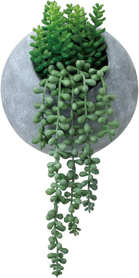 Amazon Spice Of Life スパイス 造花 フェイクグリーン ハンギングポット グリーンネックレスアレンジ 15 5 30 10cm Tady9090 造花 オンライン通販