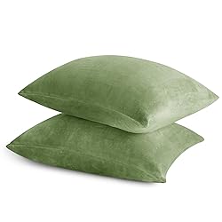 BEDELITE Flannel Pillow Cases Queen Size Set of