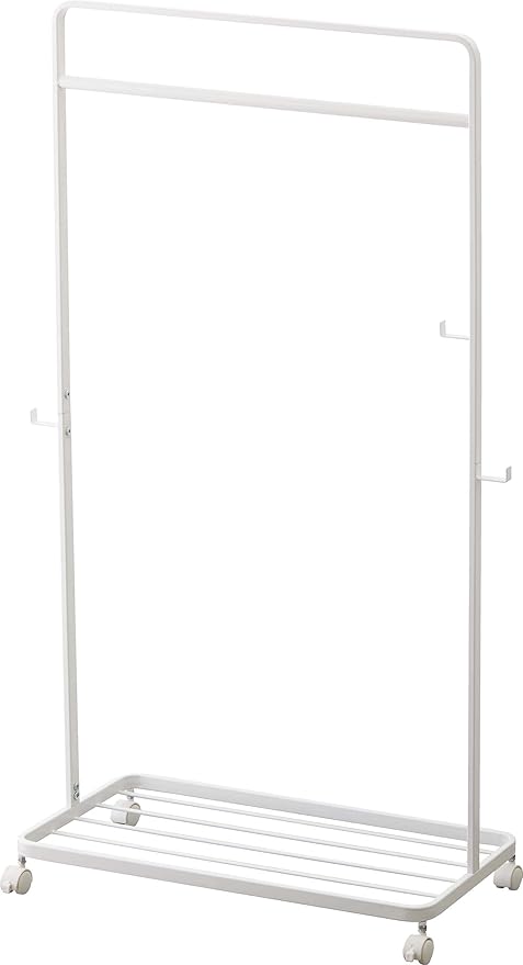 Amazon Co Jp 山崎実業 Yamazaki キッズハンガーラック ホワイト 約w68 5xd33xh115cm スマート キッズ収納 学校準備 コートハンガー 5187 ホーム キッチン