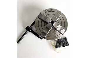 YINMAO Lathe Chuck 100mm 4 Jaw Independent Chuck K72-100 Manual Type Metal Chuck 4 Jaw