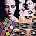 Allwon Glitter Eyeshadow Pressed Glitter Makeup Palette Pigmented Shimmer Rainbow Bold Glitters Eye Shadows,15 Colors