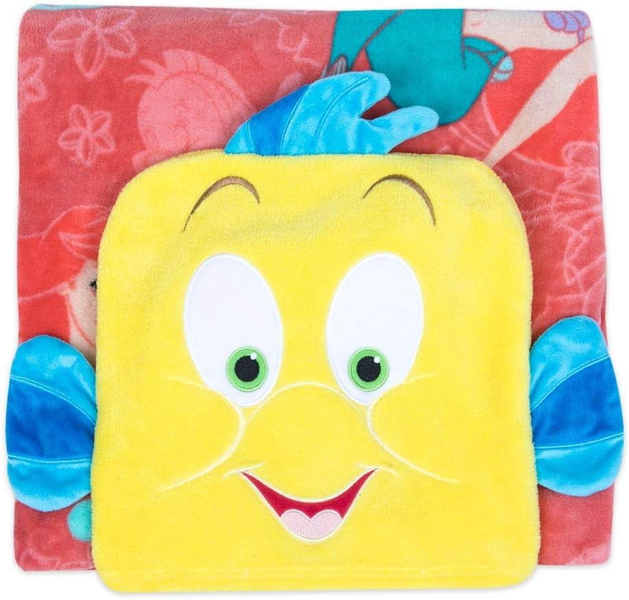 Disney The Little Mermaid Convertible Fleece Throw Furniture Decor Amazon Com